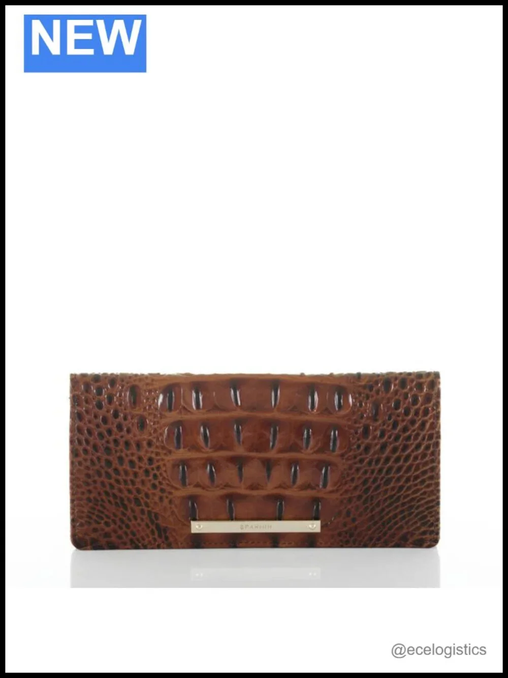 Genuine Leather Bi-Fold Wallet with 13 Card Slots and Zip Pocket